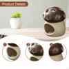 Mushroom Holder Ceramic Burner Desk Furnishings Sage Stand Smudge Bowl Farmhouse Meditation Yoga