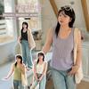 Fat Mm Large Size Lace Containing Wool Silk Vest Spring New Fit Outer Wear Inner Top 122061