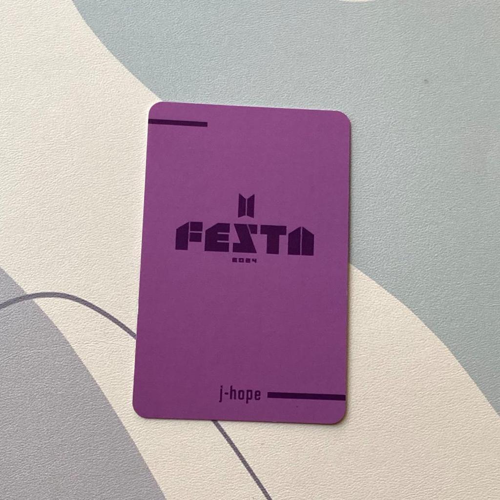 [USED] Hoseok 2024 11th Anniversary BTS FESTA ARMY ZONE Trading Card