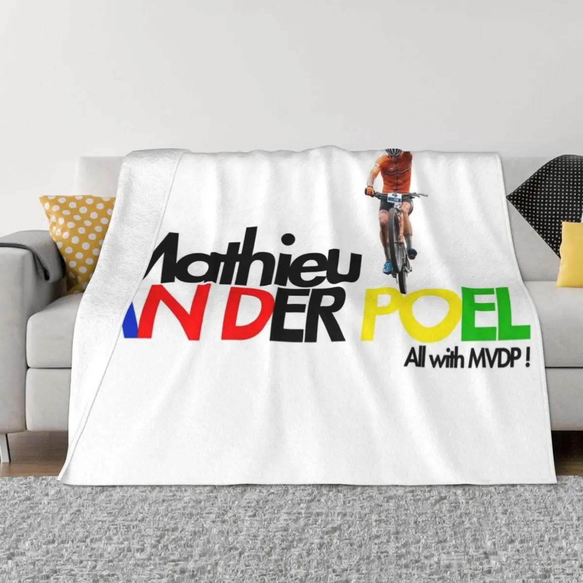 Mathieu van der Poel All with MVDP ! Throw Blanket Warm Blanket Weighted Blanket 75cmx90cm