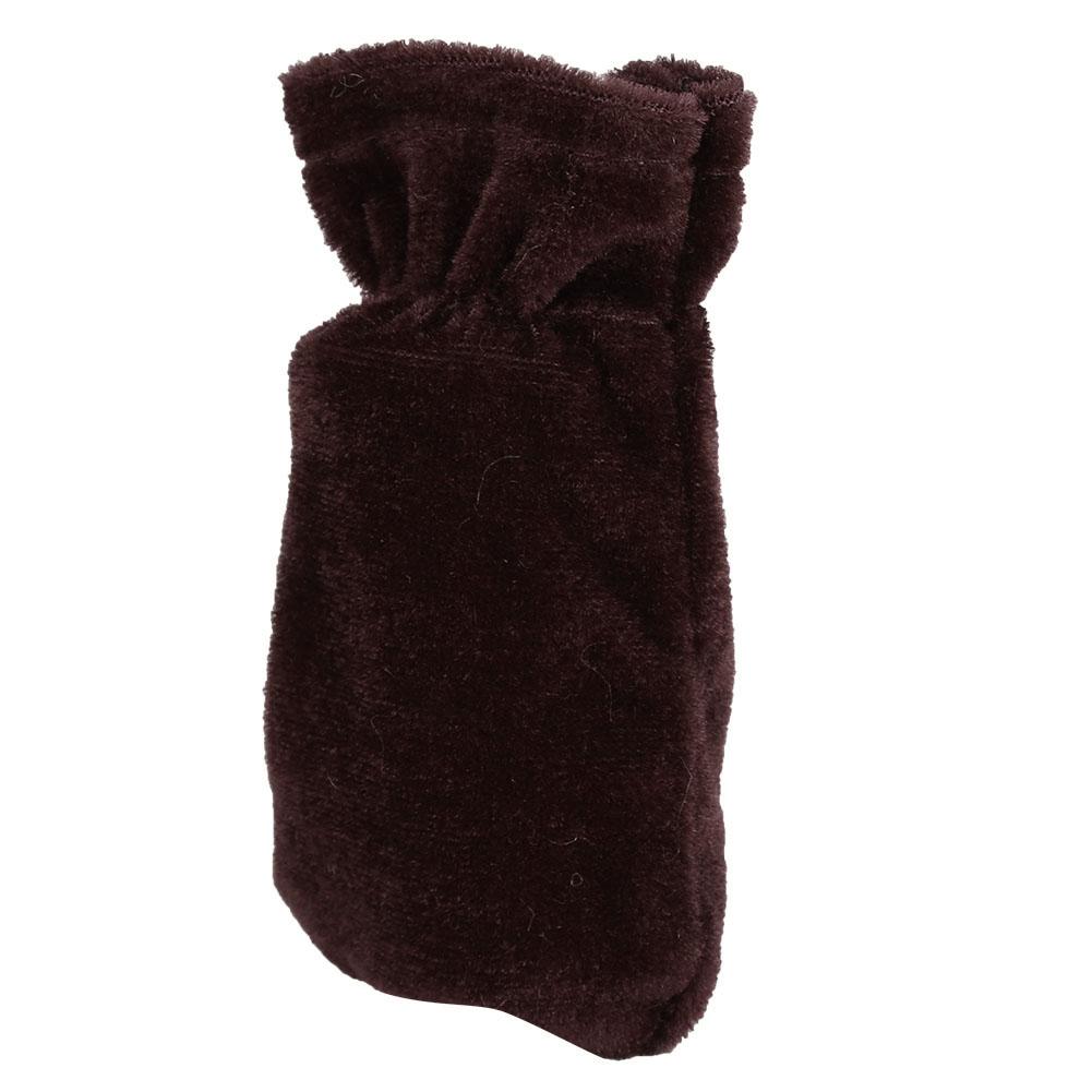 3Pcs Universal Pleuche Piano Pedal Cover Protective Musical Instruments Accessory(coffee)