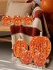 Artificial Glitter Velvet Pumpkin 7Pcs/set Autumn Fake Simulated Pumpkin Autumn Harvest Party Thanksgiving Decoration Props