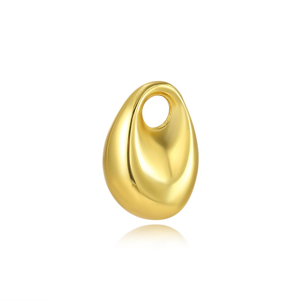 3 Batches Geometric Three-dimensional Hollow Copper Star Football Water Drop Pendant Necklace Pendant Jewelry Making Charm