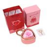 Heart Lock Rose Gift Box For Mother's Day, Jewelry Packaging Box For Rings