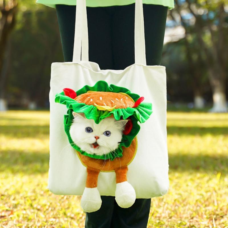 For Pets Going Out Carry A Cat Bag Carry A Crossbody or Hand-held Cat Bag for Small Dogs Showing Up Carry A Dog on One Shoulder