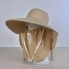 Women's Dust-proof UV Protection Sun Hat with Neck and Face Shield for Tea Picking and Farming