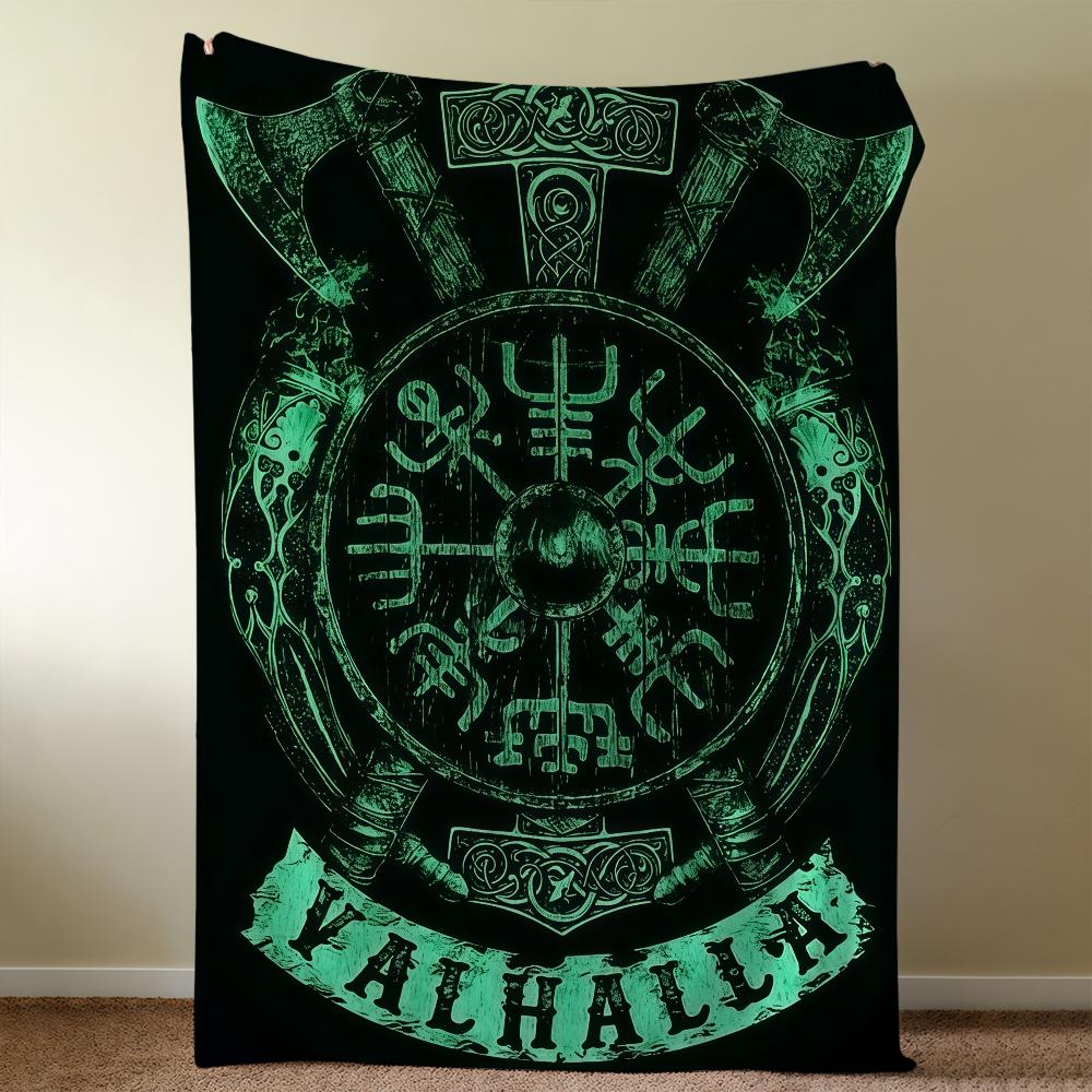 V-VegvisirS-ES V-VikingS-ES Fashion Blanket Throw Super Cosy Plush Living Room Sofa Couch Childish Birthday Gifts