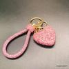 Women's Heart-Shaped Diamond Keychain - Valentine's Day Bag Pendant