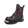 Men's Retro British Style High-Top Martin Boots - Autumn/Winter Thick-Soled Fashionable Large Size Shoes