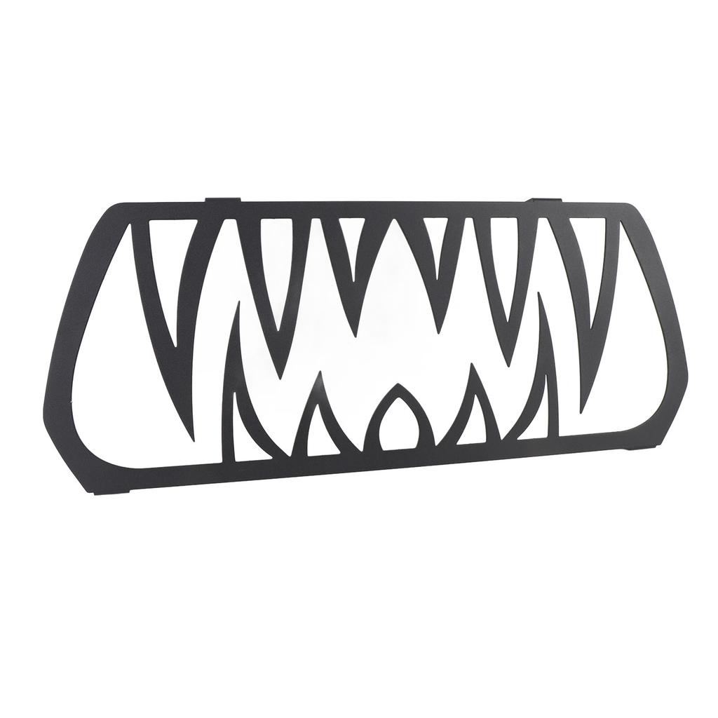 Front Grille Teeth Insert Aluminum Powder Coated Cool Look Rustproof Long Lasting for Ryker All Models Black