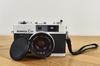 Konica C35 Flash Matic Silver 35mm Film Camera from Japan