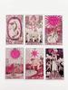 Pink Tarot For Beginners Neon Tarot Cards Board Games For Women Girls Party Family Table Games