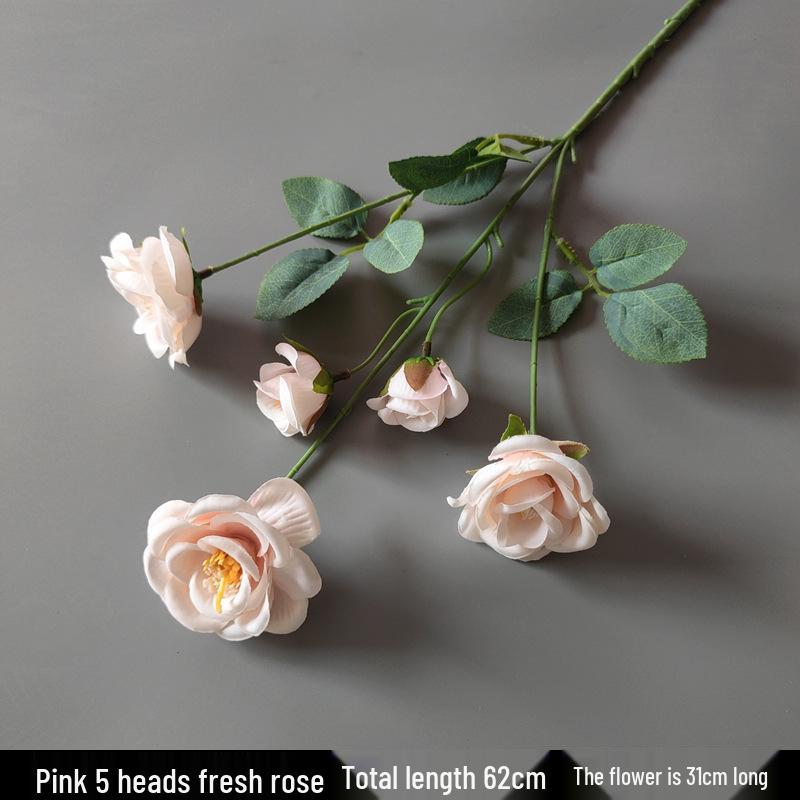 Wedding Pink Series Peony and Rose Artificial Flowers for Decorations