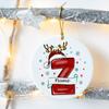 Custom Name Christmas Family Party Ceramic Ornament Personalized Christmas Ornament Xmas Gift Drop Ornaments Decor