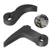 Car Angle Type Half Axle Disassembly Tool 1/2 Inch Drive L Shape Pry Bar Adapter Head For Auto Repair 2Pcs Black Crowbar Wrench