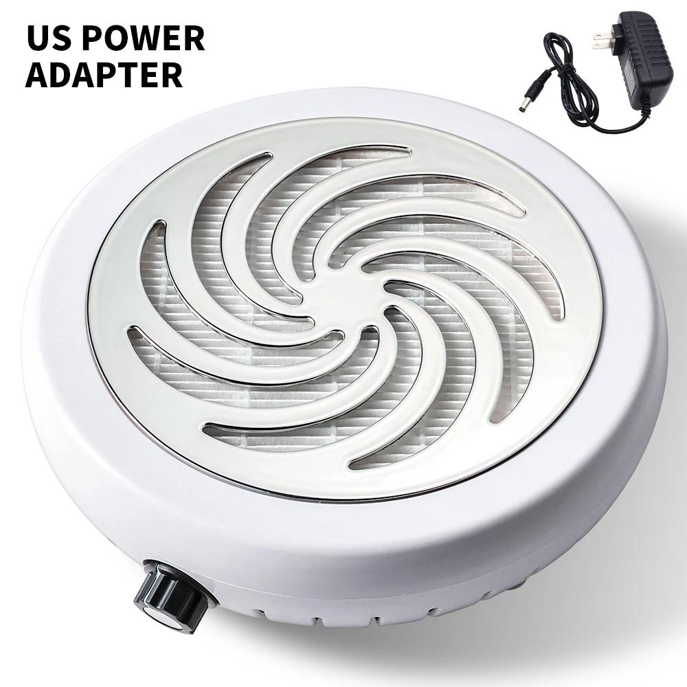 45000 RPM Super Suction Nail Dust Collector Powerful Nails Dust Extractor Nail Art Manicure Fan Vacuum Cleaner And Filter