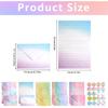 45 Stationary Letter and Envelopes: 30 Watercolor Stationery Paper&15 Envelopes, Lined Stationery Paper and Envelopes Set,Stationary Paper and
