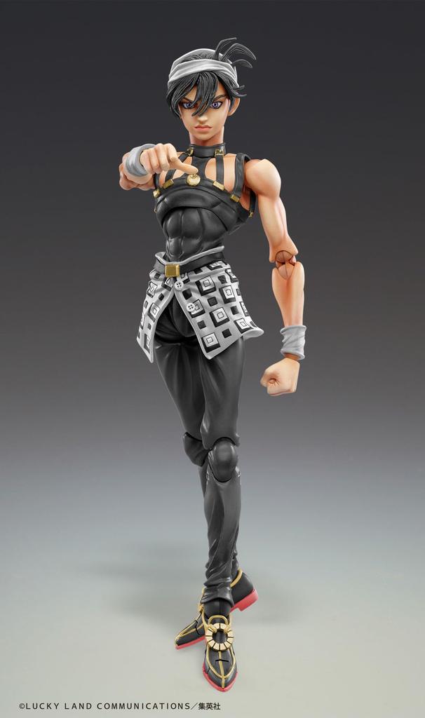 Super Action Statue "JoJo's Bizarre Adventure Part 5" Narancia Ghirga & As, Approximately 145mm, PVC & ABS & Nylon Painted Movable Figure