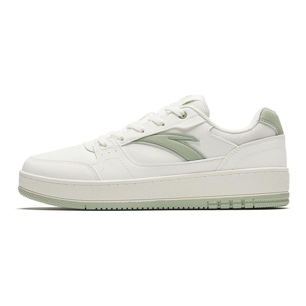 Anta Year 2 Simple Versatile Classic Fashion Durable Lightweight Low-Top Skate Shoes Kids sneaker White Ceramic-Glaze-Green 922548068-7
