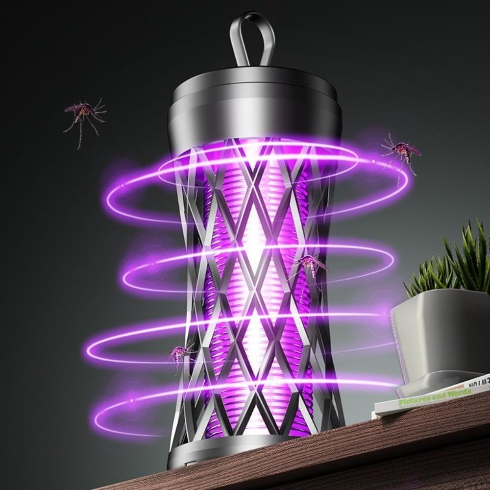 

Anti Mosquito Electric Mosquito Light USB Charge Pest Control Lamp Fly Mosquito Trap Camping Light сірий