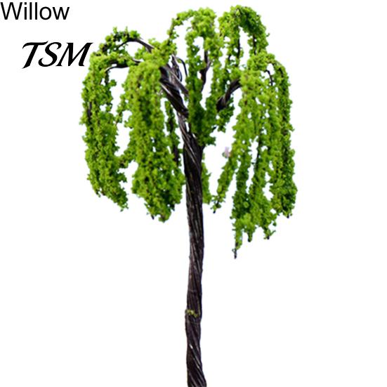 Ornament Plant Miniature Mini Different Shape Plastic Pots Fairy Metal Dollhouse Tree for Home Garden