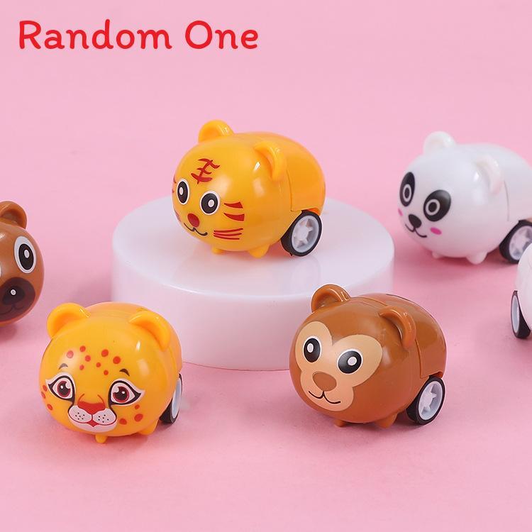 Monkey Kids Tiger Plastic Animal Car For Cognitive And Motor Skills Enhancement