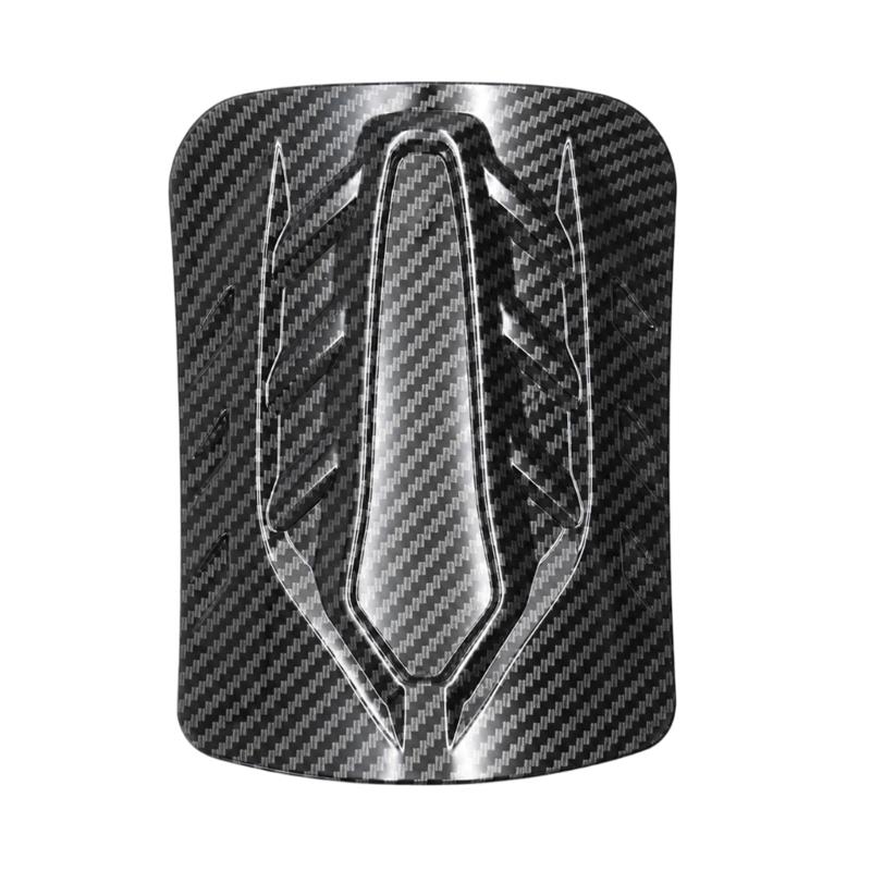 Motorcycle Tank Trim Accent Panel for the Fuel Cover Zone, Carbon Pattern Finish for NMAX155 2020-2024, Shaped Part for