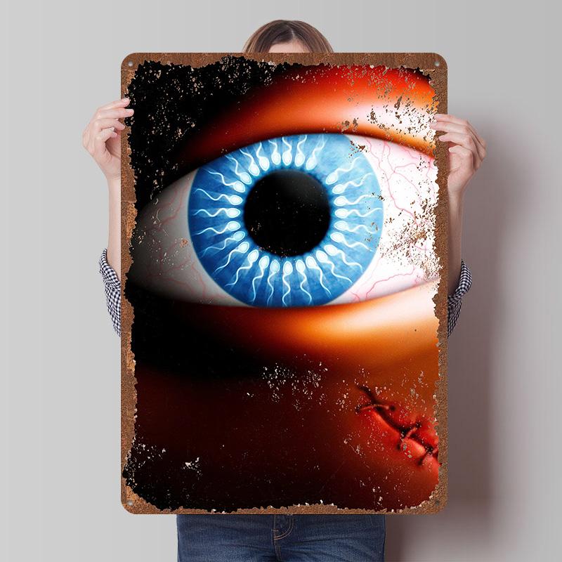 Child's Play Print Tinplate Posters Custom Wall Art Vintage Metal Tin Signs Retro Tin Plaque for Bathroom Decor Home Decorations