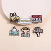 HALLOWED BE THY GAINS Enamel Pins Custom JESUS IS THE ANSWER Brooches Lapel Badges Jewelry Gift for Believer Friends