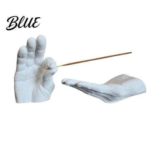 Decorative Home Accessories Creative Hand Shape Incense Burner Resin Ornament Burner & Ash Collector Unique Office Desk Decorations Set for