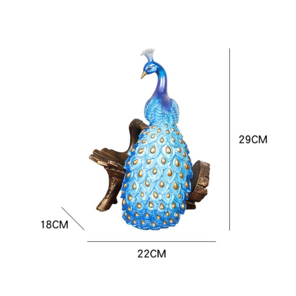 Peacock Wine Holder Stylish Bottle Creative for Dining Room