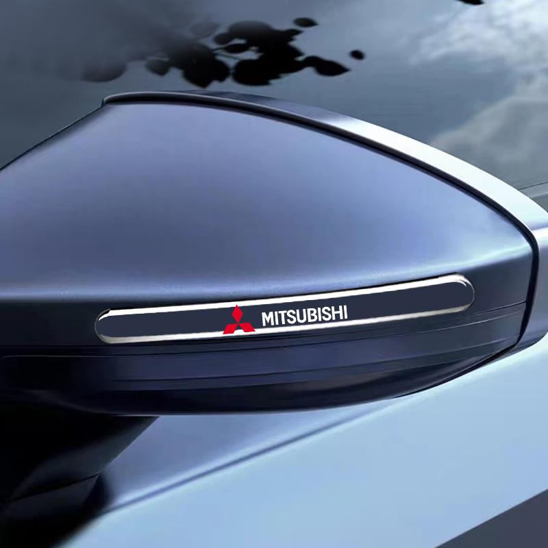 Car Door Transparent Strip Rearview Mirror Anti-Collision Protection Strip For Mitsubishi ASX I200 Outlander Pajero Eclipse Lancer