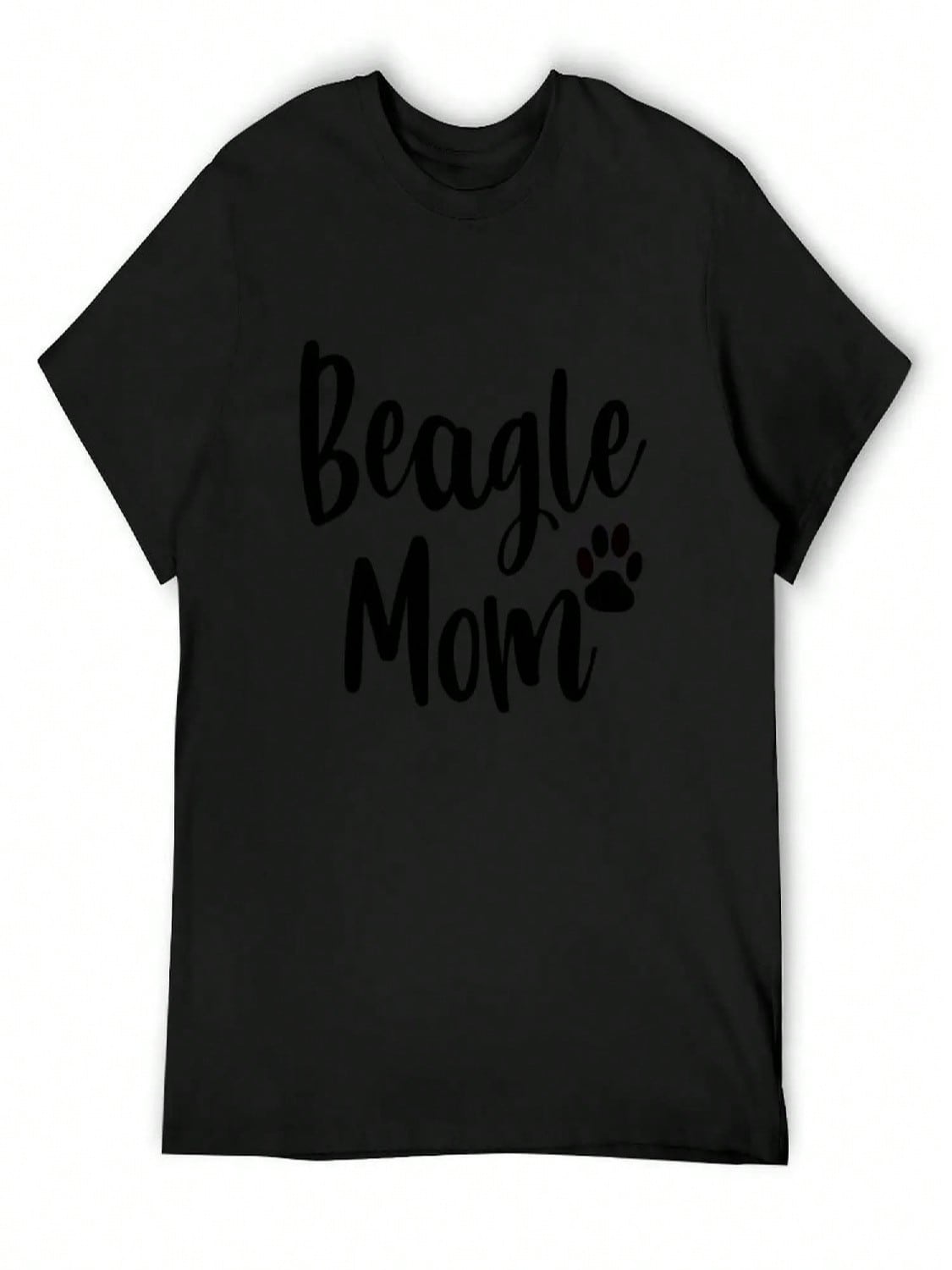Beagle Mom T-Shirt Plus Size Tops Blacks Sweat unisex Clothings S разноцветный