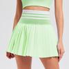 OEING Women's High-Waist Pleated Quick-Dry Tennis Skirt with Inner Shorts