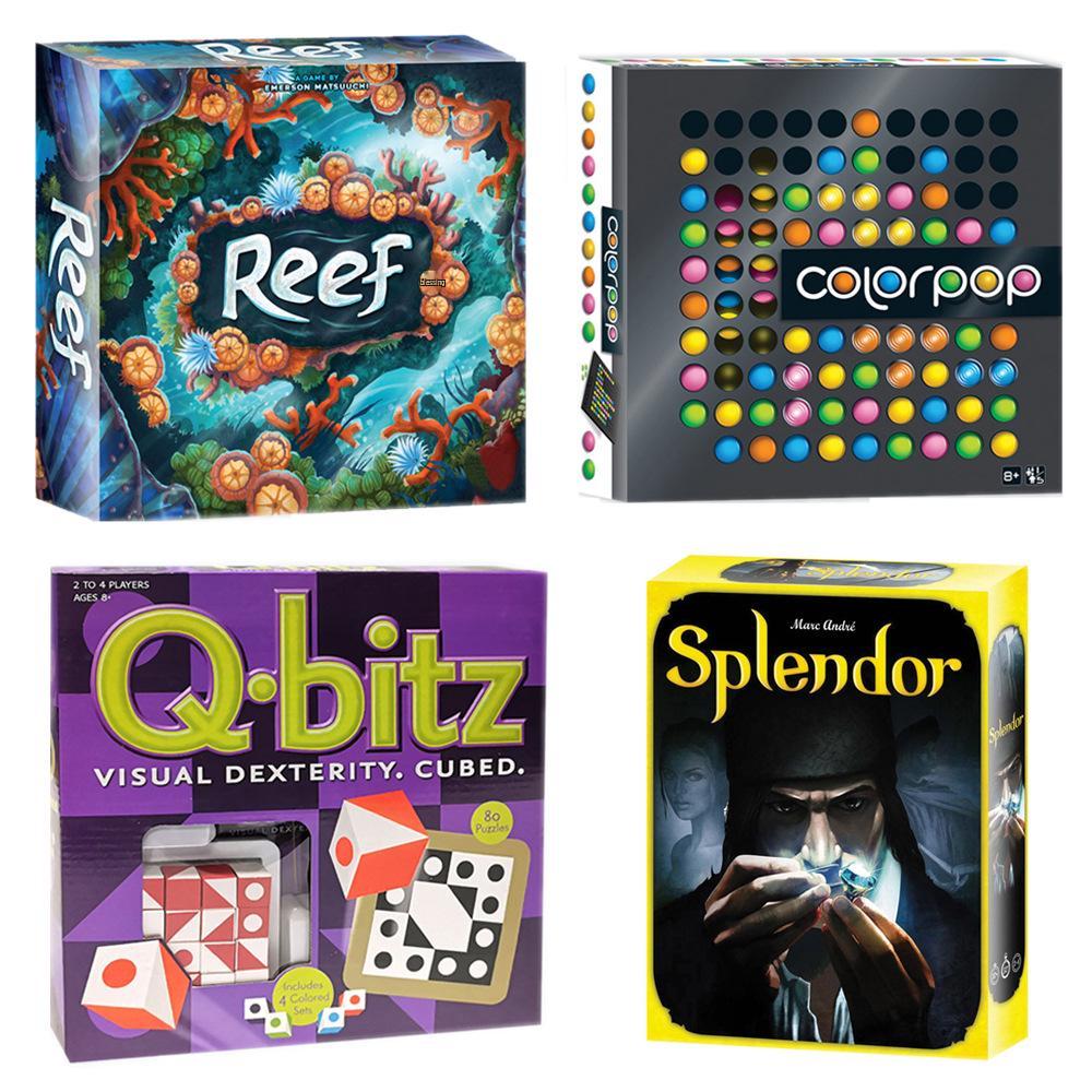 Gioco di Carte e da Tavolo per Feste in Inglese: Set di Mattonelle Master Storia del Corallo
