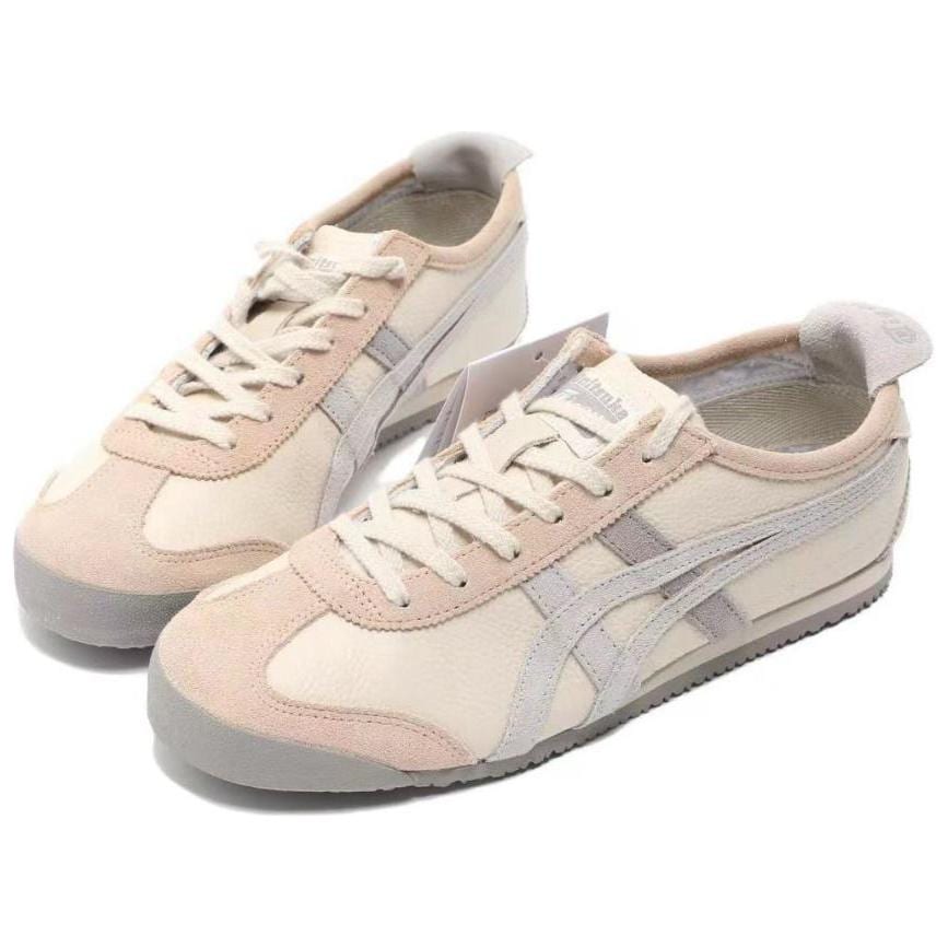 ONITSUKA TIGER MEXICO 66 Slip Resistant Abrasion Resistant Low Top Casual Shoes Unisex Beige 1183C076-252