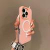 Custodia Lusso 2 IN 1 Colore Caramella Per Magsafe per iPhone 16 15 14 13 12 17 Pro Max Plus Ricarica Wireless Magnetica Cover Trasparente Opaca