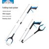 Collapsible Long-Handled Trash Picker Tongs - Household Sanitation Tool