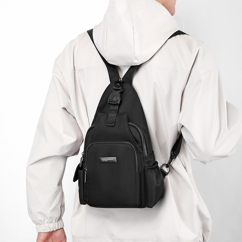 Men's Bag Multifunctional Chest Bag Travel Crossbody Bag Backpack