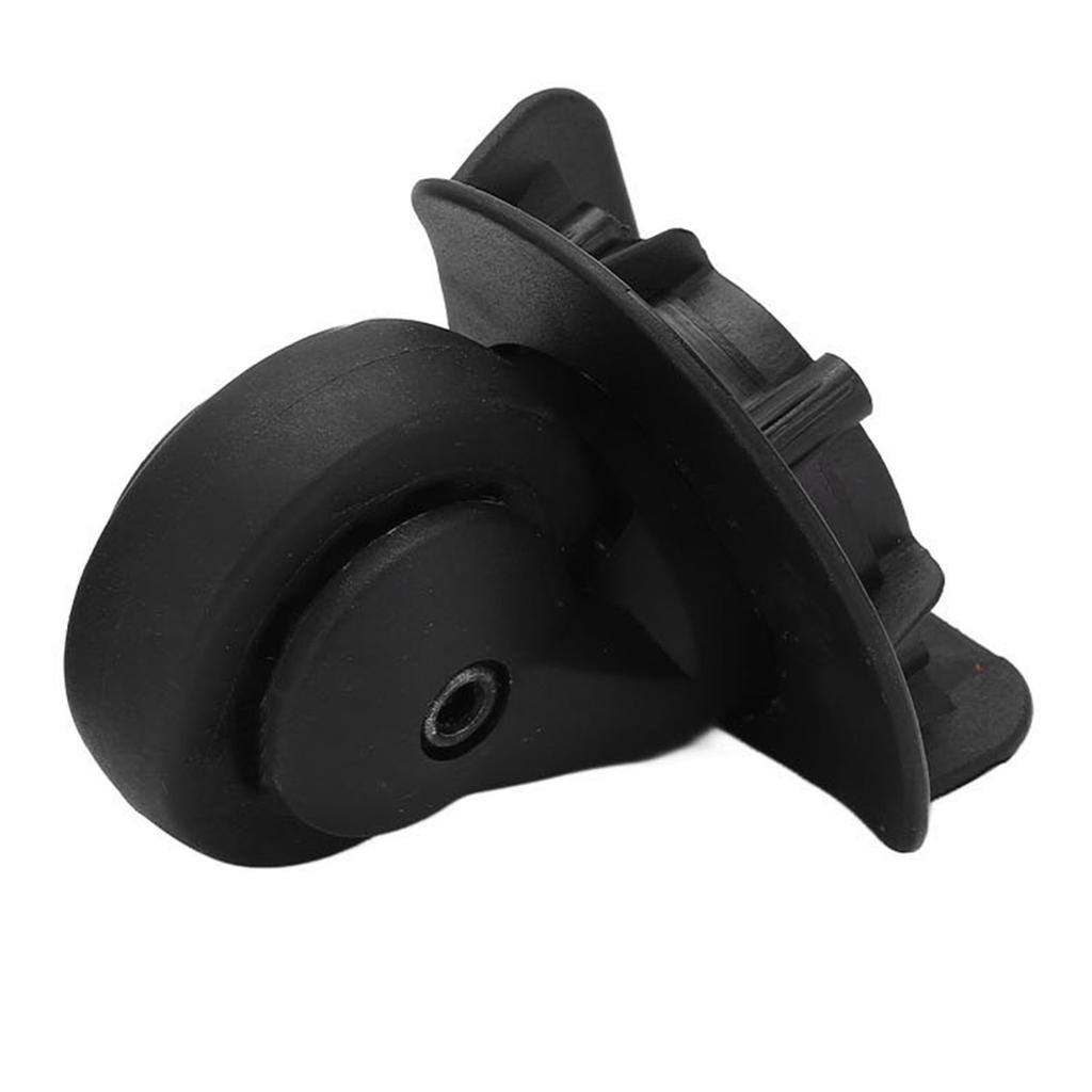 1 Pair Luggage Swivel Casters Plastic Mute Suitcase Swivel Wheel Repalcement Black A65
