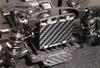 Metal Garage Japan Original Carbon Fiber Rear Amplifier Plate for YD-2, RDX, RD2, TT-02, MB-01, and BT-01 (MGH34)