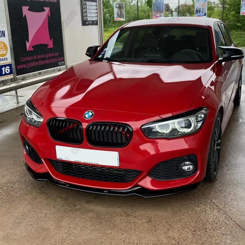 For BMW 1 Series F20 F21 118i 120i M135i M140i LCI 2015-2019 M-Pack Car Front Bumper Lip Splitter Diffuser Body Kit Spoiler