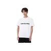 Calvin Klein Letter Pattern Loose Fit Crew Neck Short Sleeve T-Shirt Men Tops White J323251YAF
