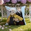 Anime S-SOUL E-EATER Cushion Cover Home & Car Dual-Scene Pillow Cover: Reversible for Premium Comfort