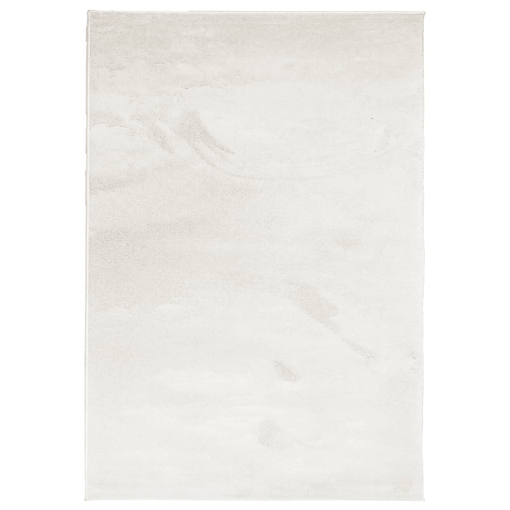 Oviedo Short Pile Rug Beige 140 X 200 Cm