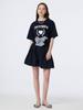 The Studio K Heart Logo Ribbon T-Shirt (Navy)