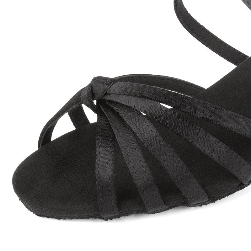 Toc mijlociu 5 cm Pantofi de dans latino profesionisti pentru femei Salsa Pantofi de dans de sala de interior