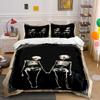 Skeletons Holding Hands. Bedding Sets Duvet Cover Sets Duvet Covers Pillowcases(1 * Duvet Cover 2 * Pillowcases Without Duvet Insert)