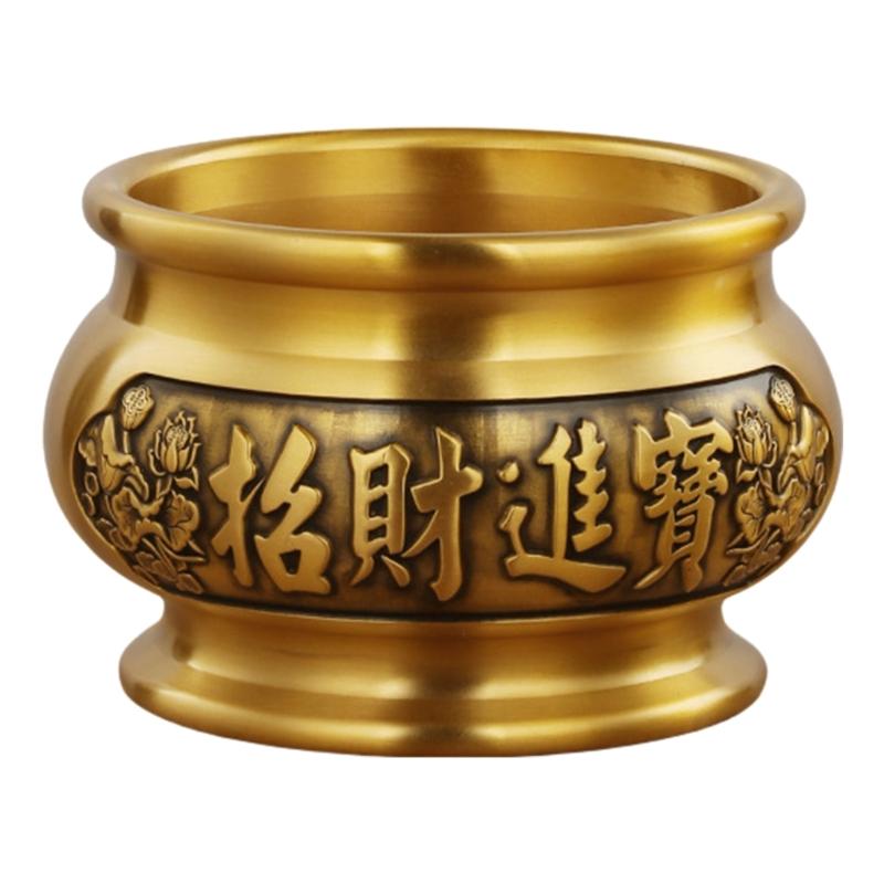 Brass Prosperity Incenses Burners Exquisites Home Decors Vintage Chinese Styles Incenses Holders Censers Ornament Bowl