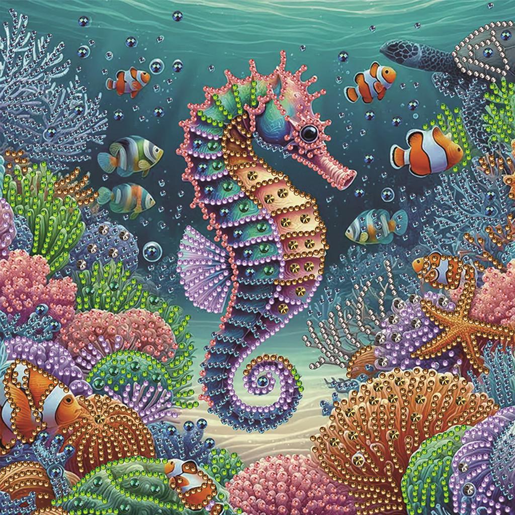 Animal Special Shaped DIY Partial Drill Diamonds Dots Gem Art Kits for Adults Home Wall Decor Crystal Diamond Art 11.81x11.81in